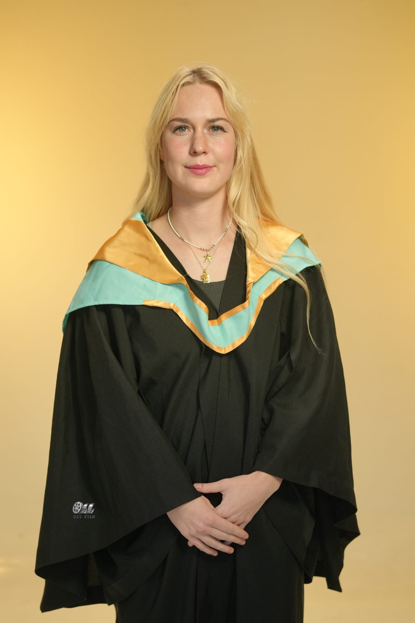 Monash University Bachelor of Education graduation gown front view
