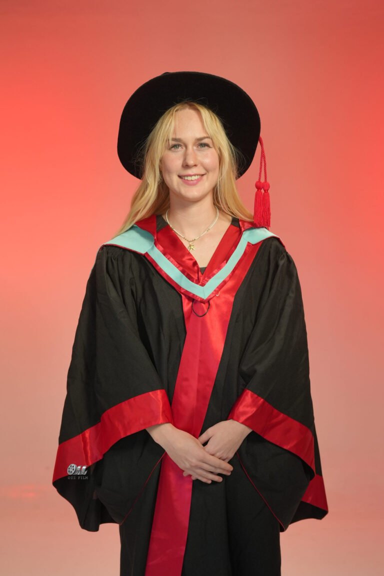 Monash University Doctoral Professional-All Majors graduation gown and hood