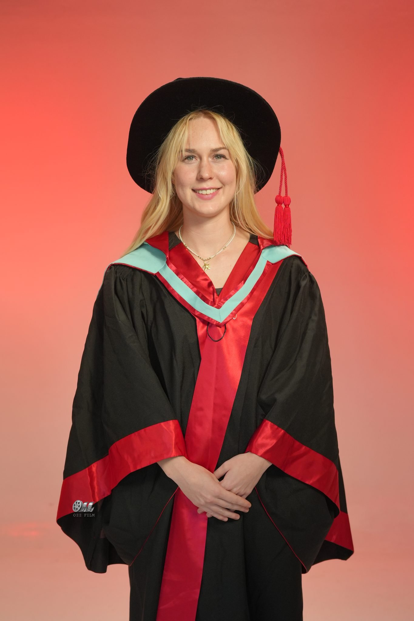Monash University professional doctorate gown front view