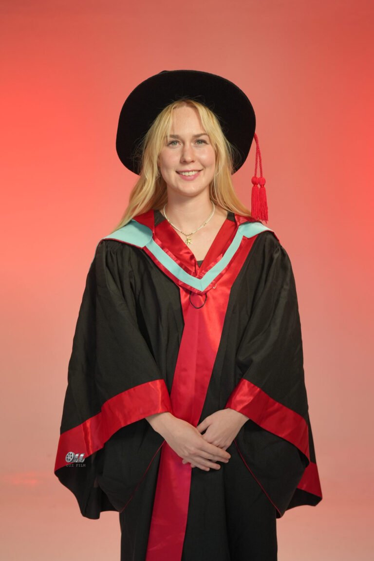 Monash University Doctoral Professional-All Majors graduation gown and hood