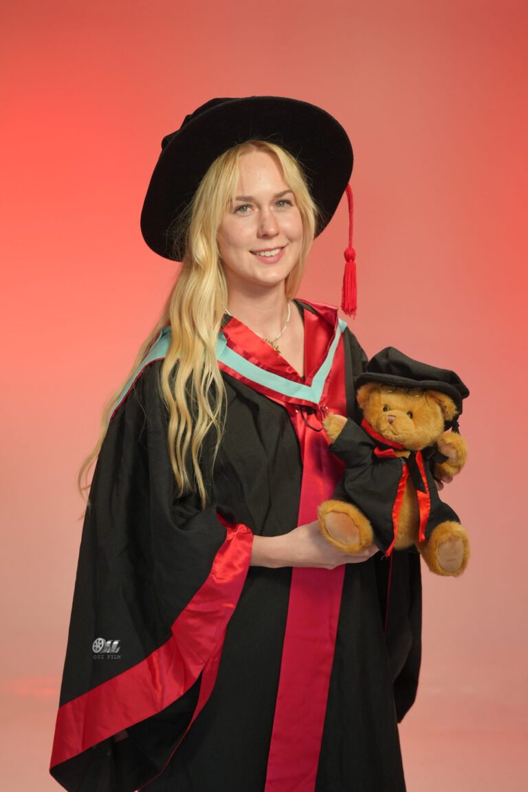Monash University Doctoral Professional-All Majors graduation gown and hood