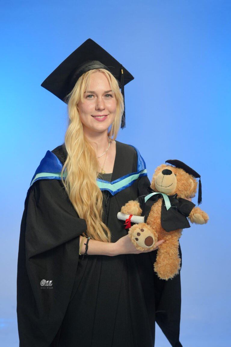 Monash University Master’s Medicine Nursing Health Sciences graduation gown and hood