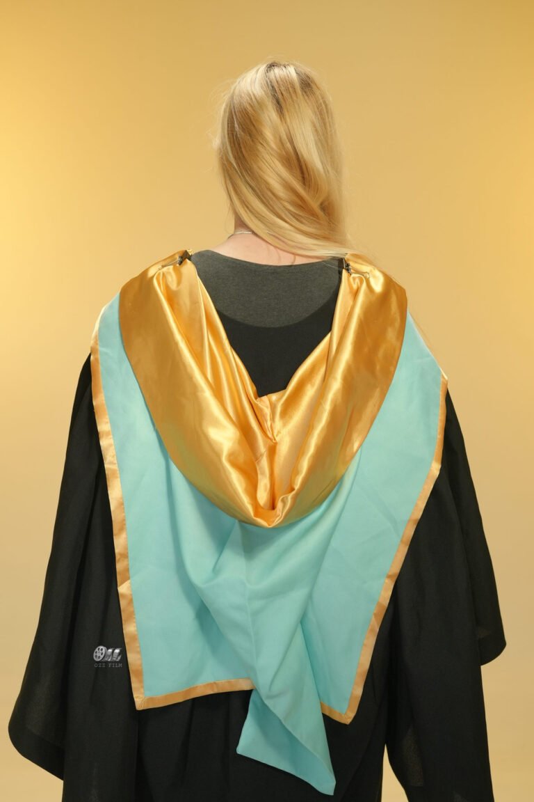 Monash University Master’s Pharmacy Pharmaceutical Sciences graduation gown and hood