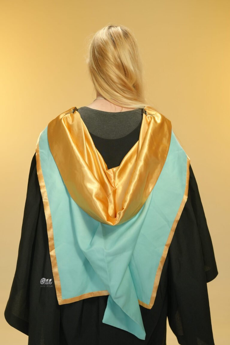 Monash University Master’s Pharmacy Pharmaceutical Sciences graduation gown and hood
