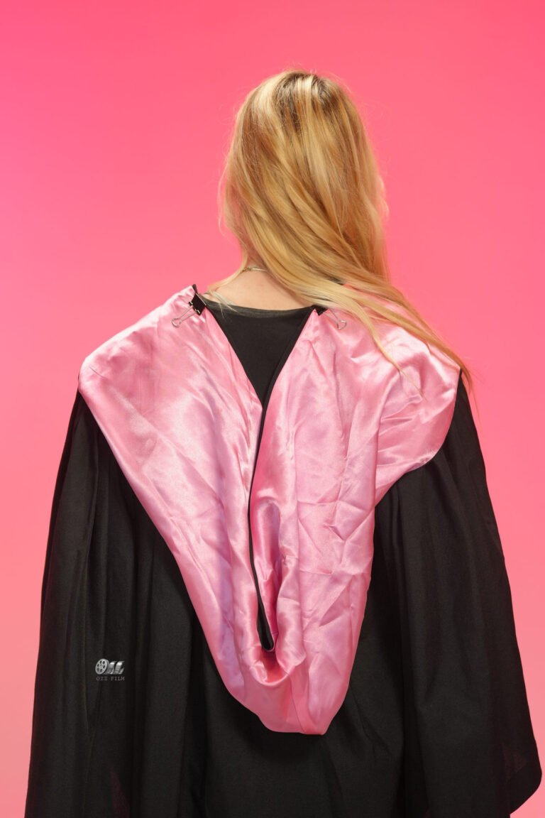 RMIT University Master’s Applied Science graduation gown and hood