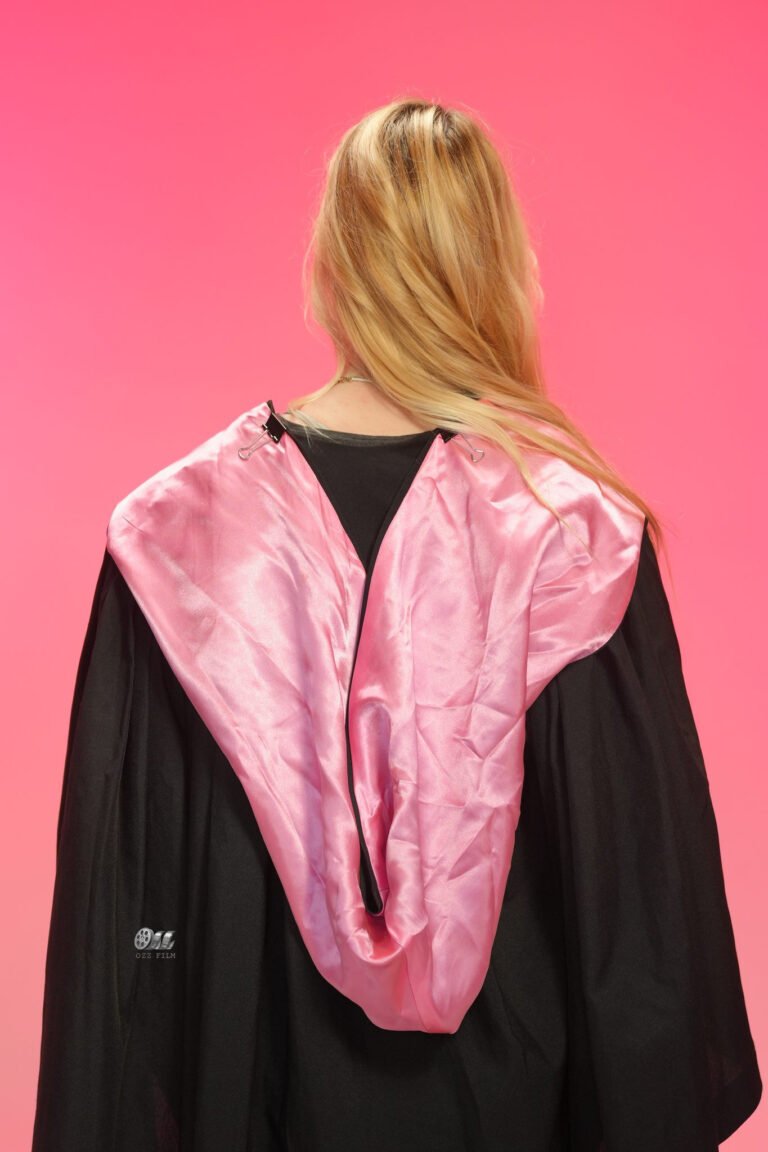 RMIT University Master’s Applied Science graduation gown and hood