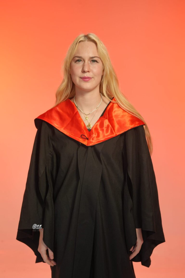 RMIT University Master’s Architecture graduation gown and hood
