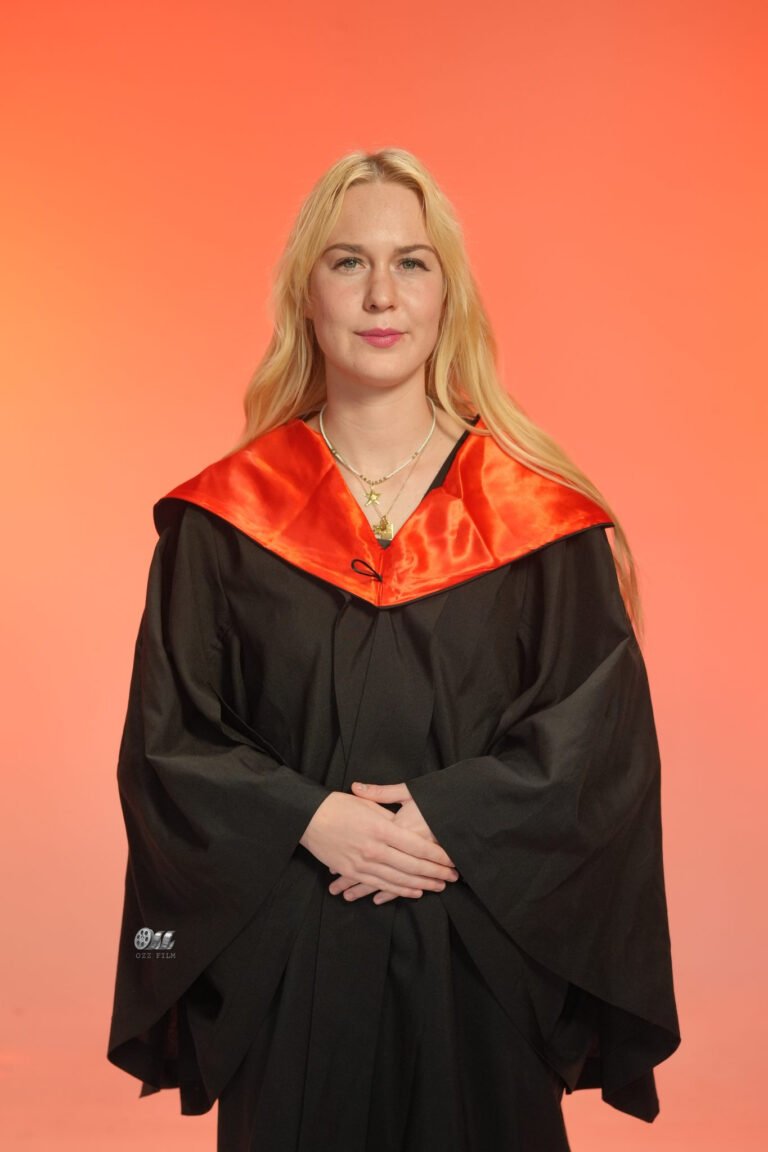 RMIT University Master’s Architecture graduation gown and hood