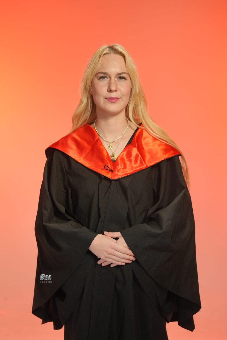 RMIT University Master’s Architecture graduation gown and hood