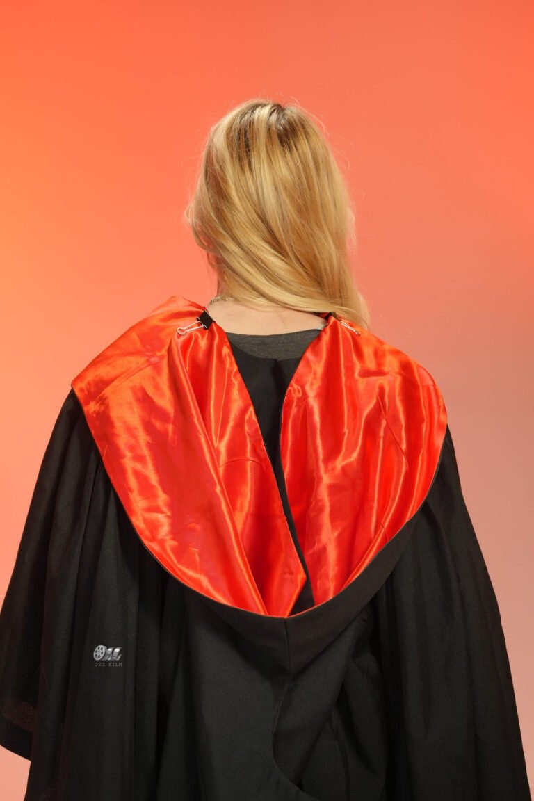 RMIT University Master’s Architecture graduation gown and hood