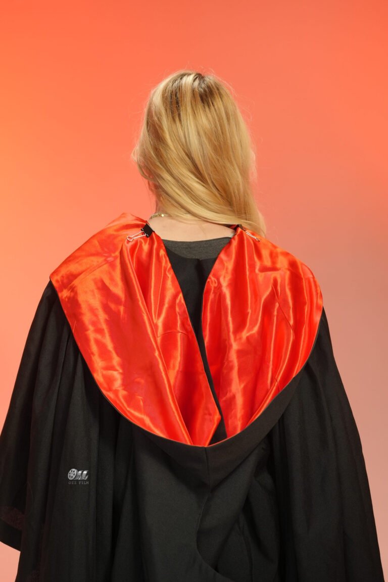 RMIT University Master’s Architecture graduation gown and hood