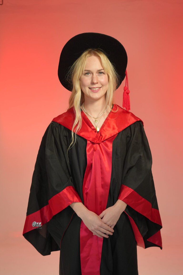 The University of Melbourne & RMIT University — PhD Doctoral PhD-All Majors graduation gown and hood