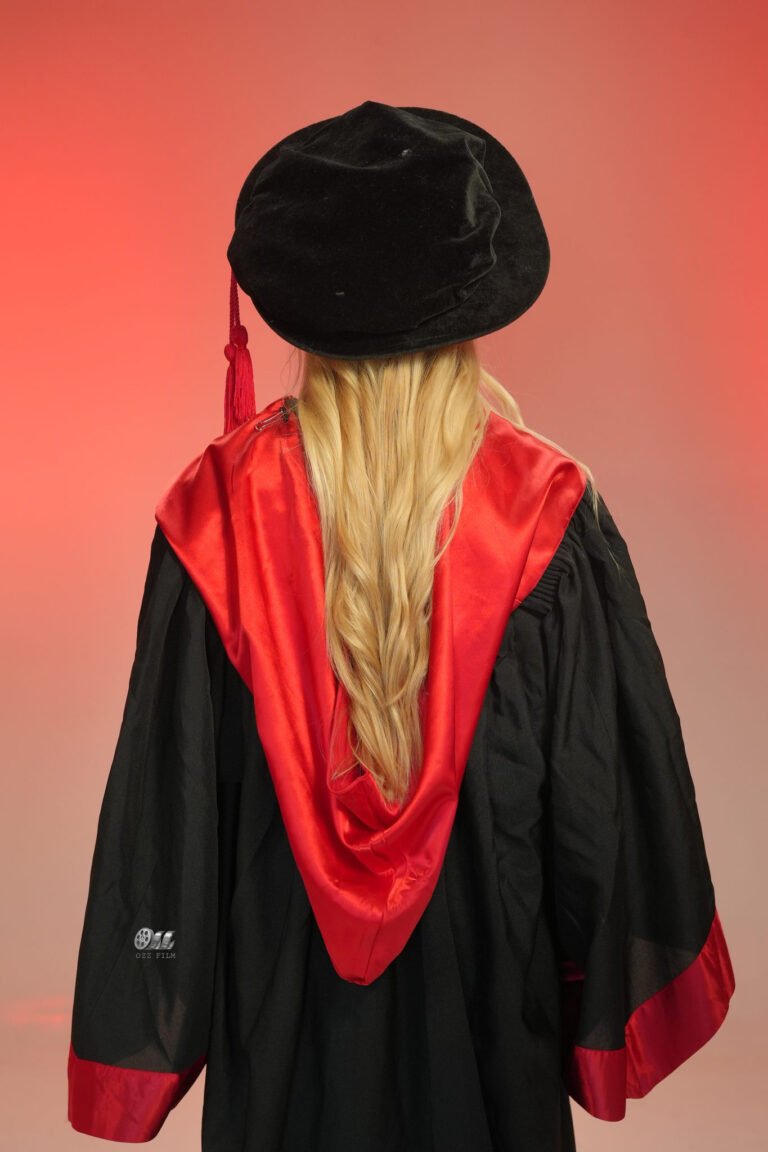 The University of Melbourne & RMIT University — PhD Doctoral PhD-All Majors graduation gown and hood