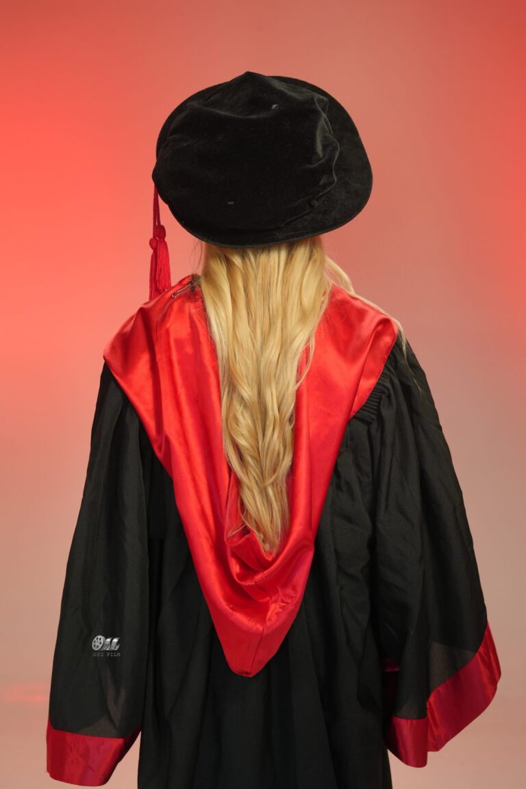 The University of Melbourne & RMIT University — PhD Doctoral PhD-All Majors graduation gown and hood