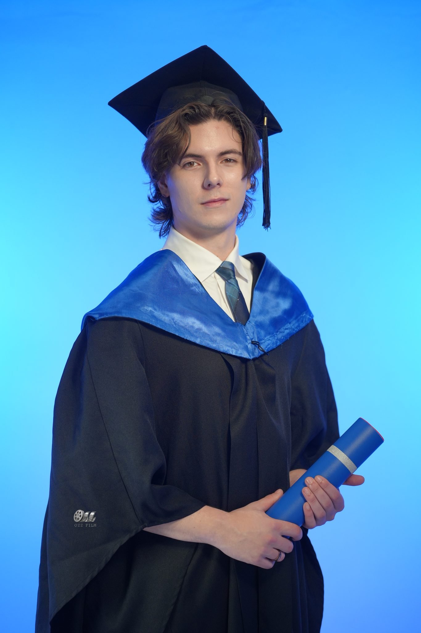 The University of Melbourne Master’s Arts graduation gown and hood